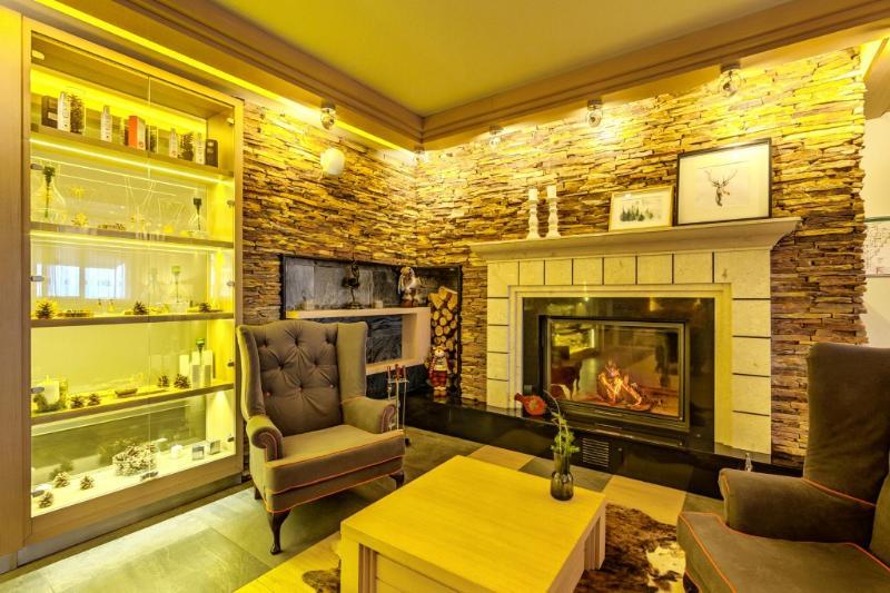 Amira Boutique Hotel バンスコ エクステリア 写真 A 3D rendering of a living room