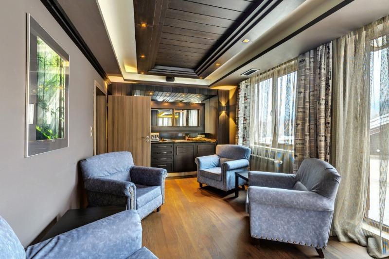 Amira Boutique Hotel バンスコ エクステリア 写真 A 3D rendering of a living room